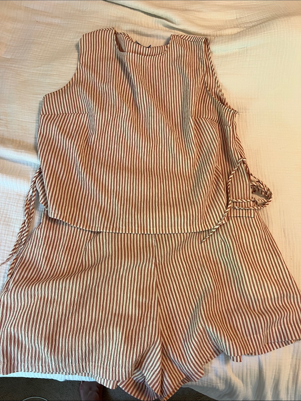 ASOS Design Curve Striped Side Tie Set